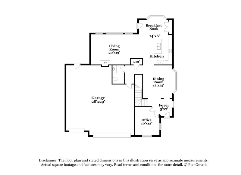 3,250/Mo, 16591 Firebrick Dr Parker, CO 80134 Floorplan View