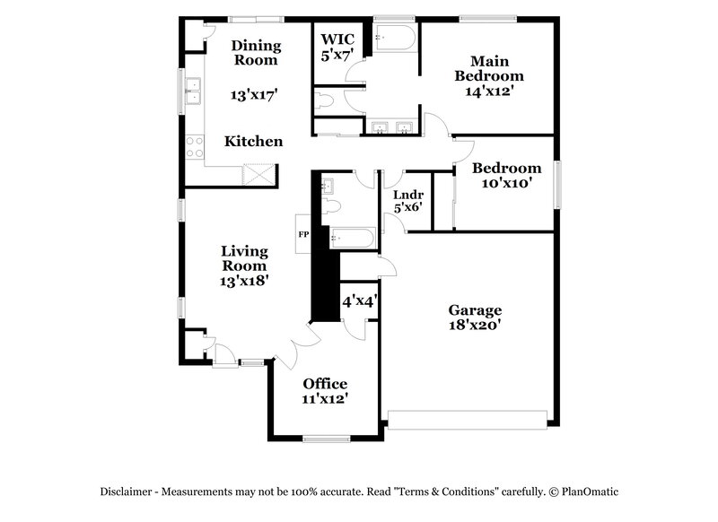 2,650/Mo, 6802 W Remington Place Littleton, CO 80128 Floor Plan View