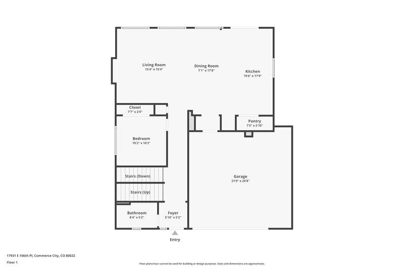 4,570/Mo, 17931 E 106th Pl Commerce City, CO 80022 Floor Plan View 2