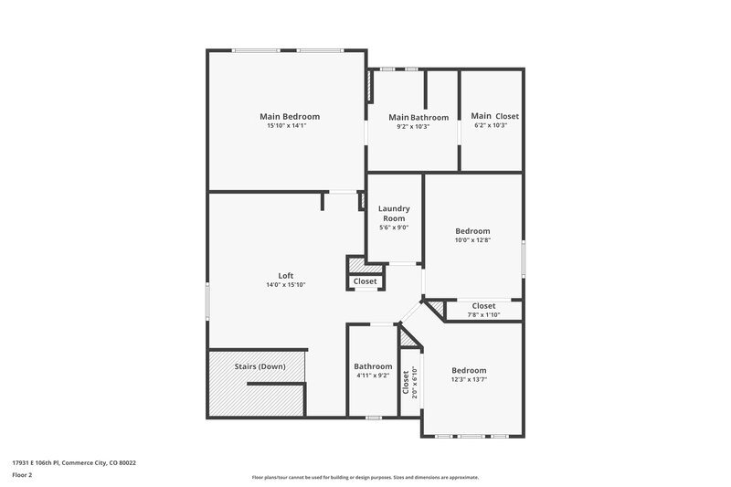 4,570/Mo, 17931 E 106th Pl Commerce City, CO 80022 Floor Plan View 3