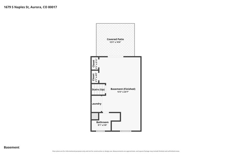 2,690/Mo, 1679 S Naples St Aurora, CO 80017 Floor Plan View 3