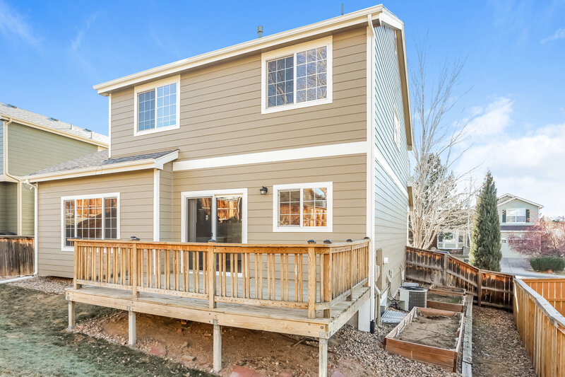 2,970/Mo, 1231 Riddlewood Rd Highlands Ranch, CO 80129 Rear View