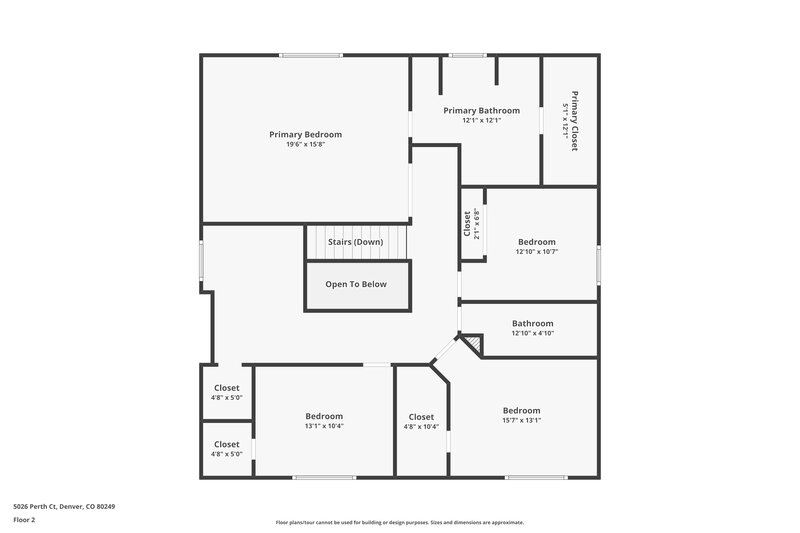 3,595/Mo, 5026 Perth Ct Denver, CO 80249 Floor Plan View