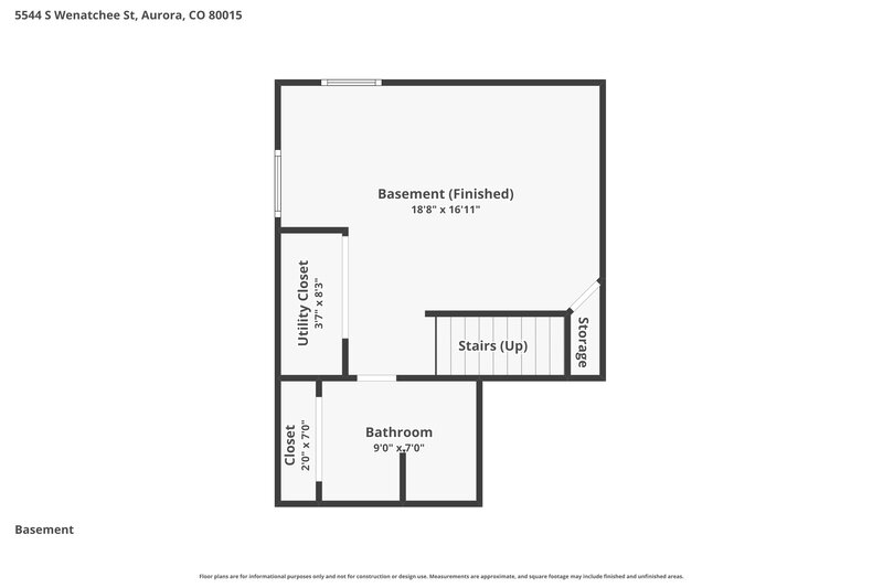 3,285/Mo, 5544 S Wenatchee St Aurora, CO 80015 Floor Plan View 3