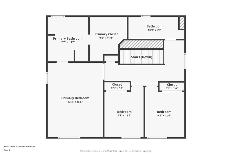 2,710/Mo, 19671 E 48th Pl Denver, CO 80249 Floor Plan View 2
