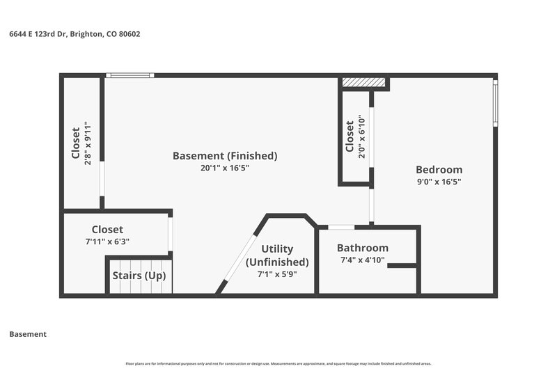 3,410/Mo, 6644 E 123rd Dr Brighton, CO 80602 Floor Plan View