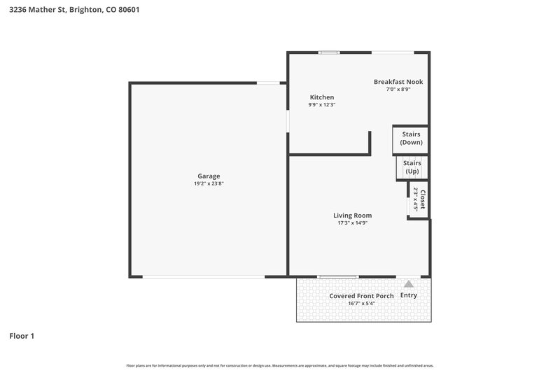 3,010/Mo, 3236 Mather St Brighton, CO 80601 Floor Plan View 2
