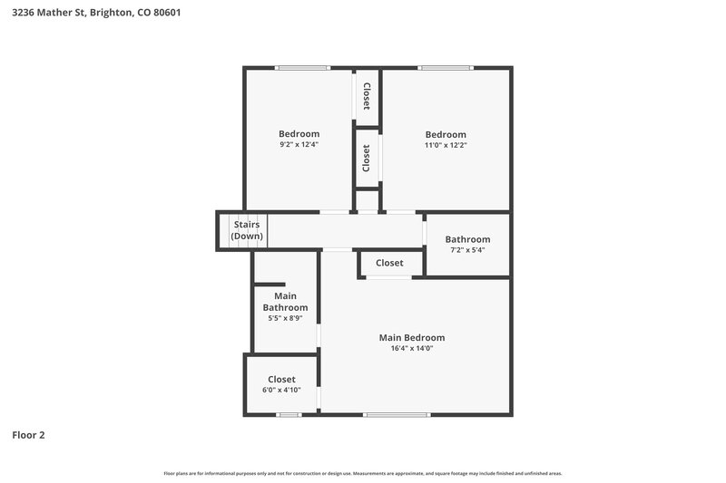 3,010/Mo, 3236 Mather St Brighton, CO 80601 Floor Plan View 3