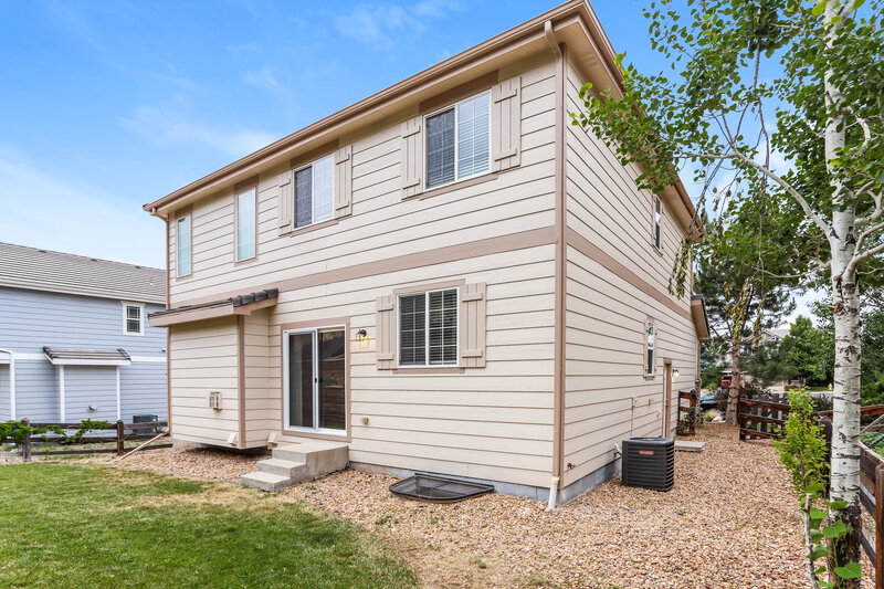 3,180/Mo, 2462 Bellavista St Castle Rock, CO 80109 Rear View