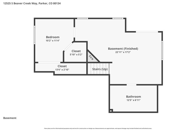 3,180/Mo, 12525 S Beaver Creek Way Parker, CO 80134 Floor Plan View