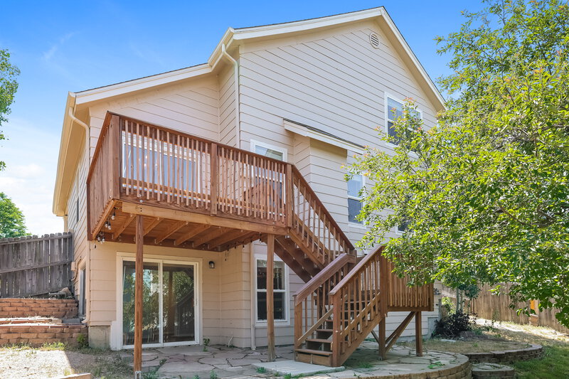 3,180/Mo, 12525 S Beaver Creek Way Parker, CO 80134 Rear View