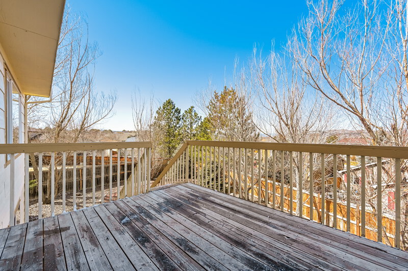 3,128/Mo, 3237 Blue Grass Ct Castle Rock, CO 80109 Deck View
