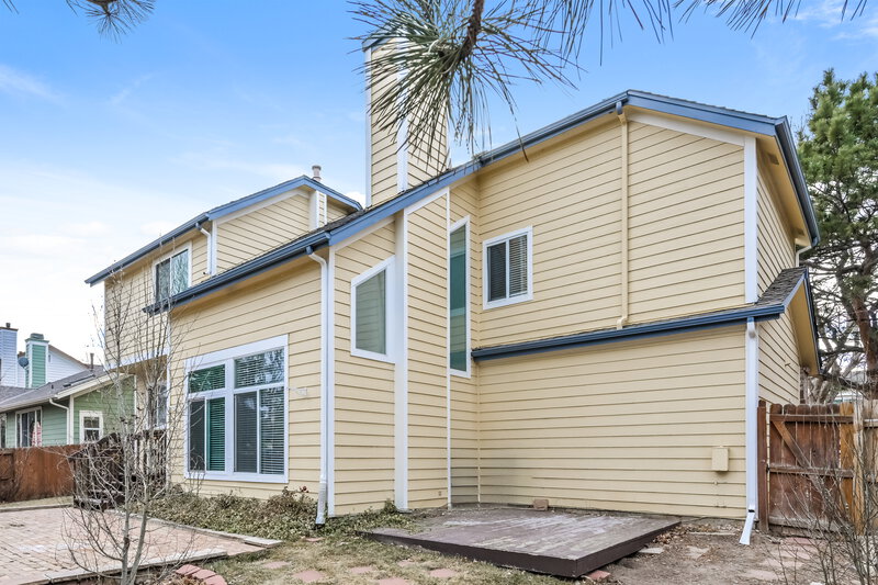 3,190/Mo, 12642 S Silver Creek Court Parker, CO 80134 Rear View