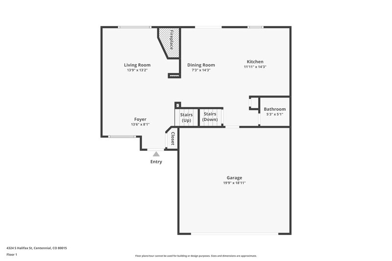 3,000/Mo, 4324 S Halifax St Centennial, CO 80015 Floor Plan View 2