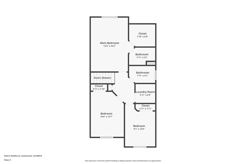 3,000/Mo, 4324 S Halifax St Centennial, CO 80015 Floor Plan View 3