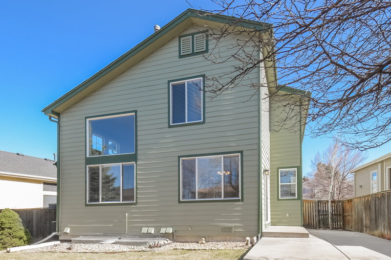 3,035/Mo, 10259 Spotted Owl Ave Highlands Ranch, CO 80129 Rear View