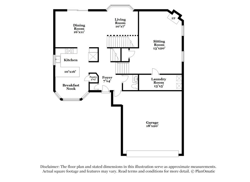 3,195/Mo, 18442 Keyser Creek Ave Parker, CO 80134 Floorplan View