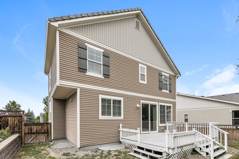 3,470/Mo, 3650 Sky Church Dr Castle Rock, CO 80109 Rear View