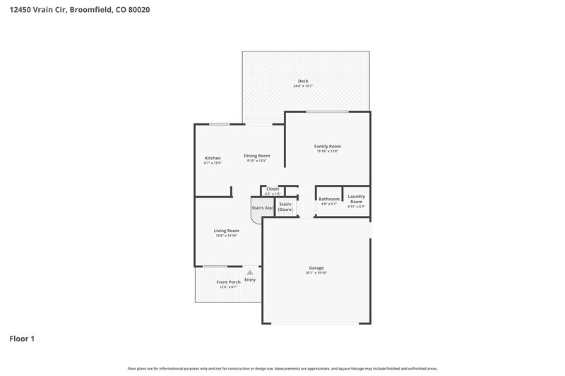 3,215/Mo, 12450 Vrain Cir Broomfield, CO 80020 Floor Plan View 2
