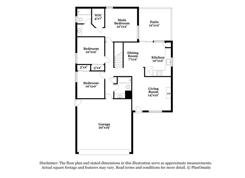2,960/Mo, 8753 Snowbird Way Parker, CO 80134 Floor Plan View