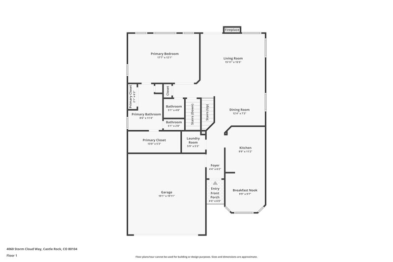 3,110/Mo, 4060 Storm Cloud Way Castle Rock, CO 80104 Floor Plan View 2