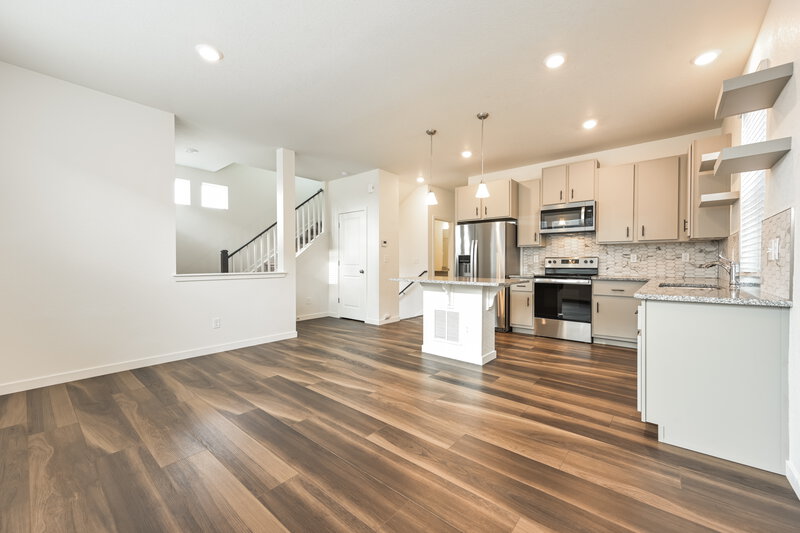 2,550/Mo, 18592 E. 47th Drive Denver, CO 80249 Living Room View 3