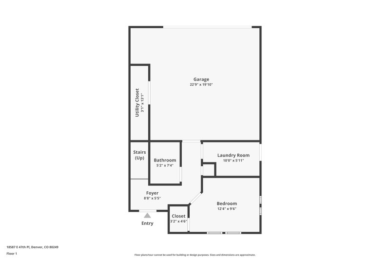 2,970/Mo, 18587 E. 47th Place Denver, CO 80249 Floorplan View