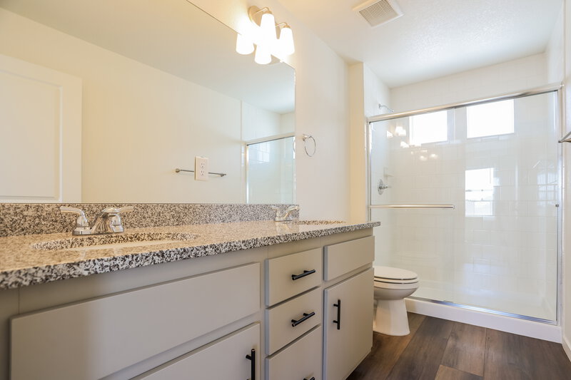 2,910/Mo, 18601 E. 47th Place Denver, CO 80249 Main Bathroom View