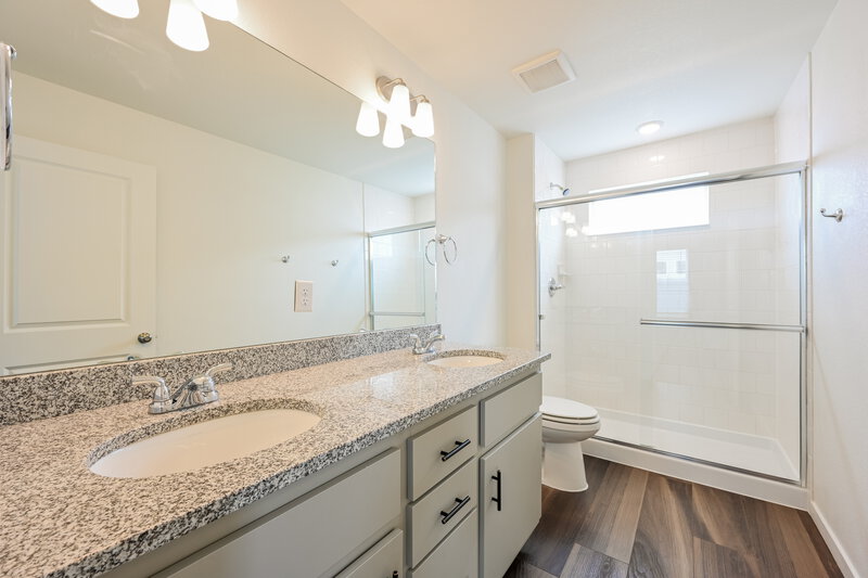 2,985/Mo, 18607 E. 47th Place Denver, CO 80249 Main Bathroom View