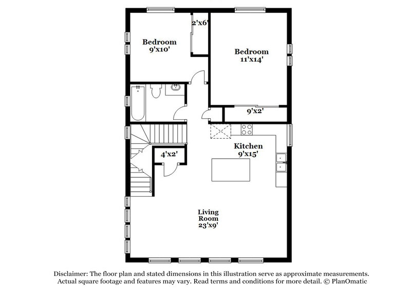 2,650/Mo, 4753 N. Tower Drive Denver, CO 80249 Floor Plan View 2