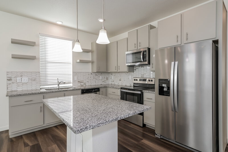 2,565/Mo, 4713 N. Tower Drive Denver, CO 80249 Kitchen View