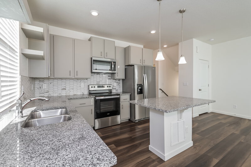 2,565/Mo, 4713 N. Tower Drive Denver, CO 80249 Kitchen View 2