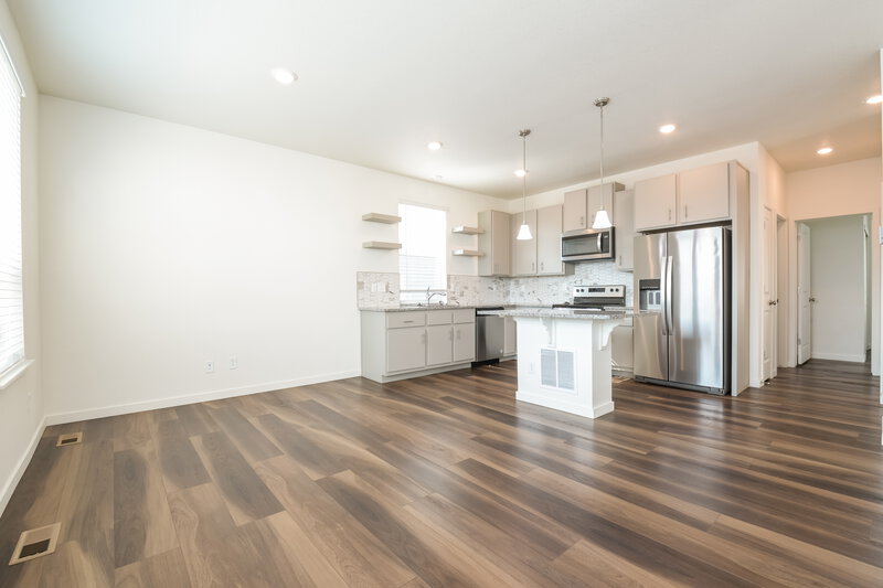 2,520/Mo, 4711 N. Tower Drive Denver, CO 80249 Living Room View