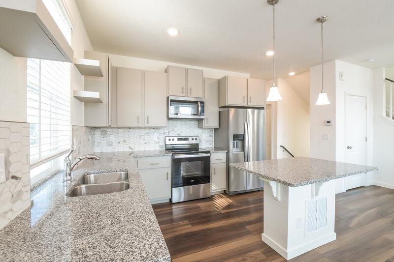 2,520/Mo, 4711 N. Tower Drive Denver, CO 80249 Kitchen View