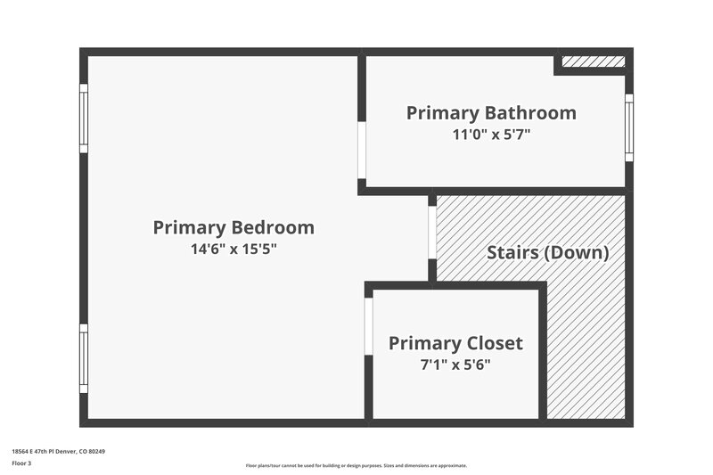 2,665/Mo, 18564 E. 47th Place Denver, CO 80249 Floor Plan View 3