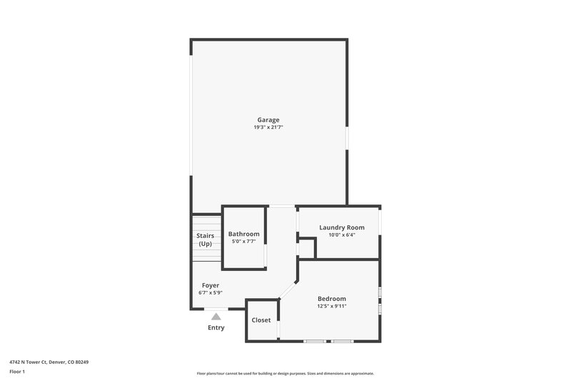 3,495/Mo, 4742 N. Tower Court Denver, CO 80249 Floorplan View 3