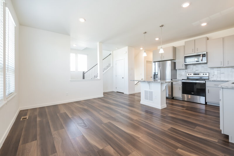 2,580/Mo, 4748 N. Tower Court Denver, CO 80249 Living Room View