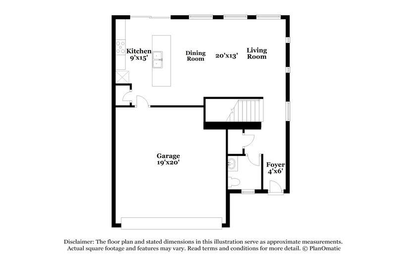 2,650/Mo, 4648 N. Tower Drive Denver, CO 80249 Floor Plan View