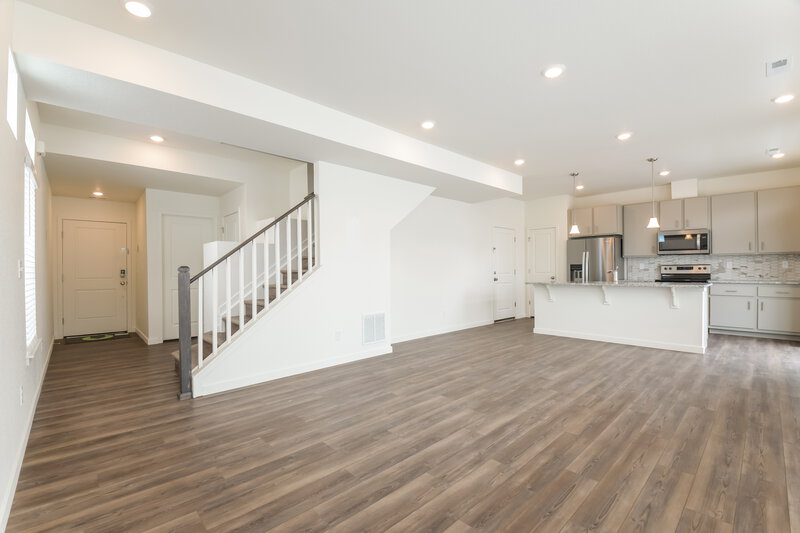 2,650/Mo, 4648 N. Tower Drive Denver, CO 80249 Living Room View 2