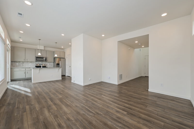 2,490/Mo, 4674 N. Tower Drive Denver, CO 80249 Living Room View 2