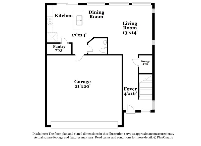 2,475/Mo, 4712 N. Tower Drive Denver, CO 80249 Floor Plan View