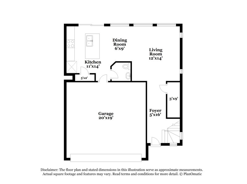 2,870/Mo, 4726 N. Tower Drive Denver, CO 80249 Floor Plan View