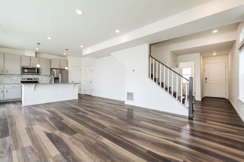 2,940/Mo, 4736 N. Tower Drive Denver, CO 80249 Living Room View 2