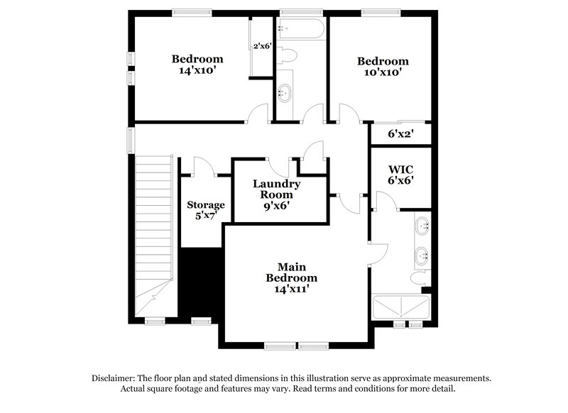 2,625/Mo, 4746 N. Tower Drive Denver, CO 80249 Floorplan View 2