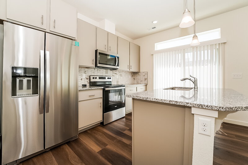 3,115/Mo, 4750 N. Tower Drive Denver, CO 80249 Kitchen View 2