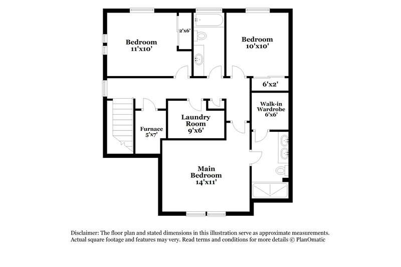 2,840/Mo, 4760 N. Tower Drive Denver, CO 80249 Floorplan View
