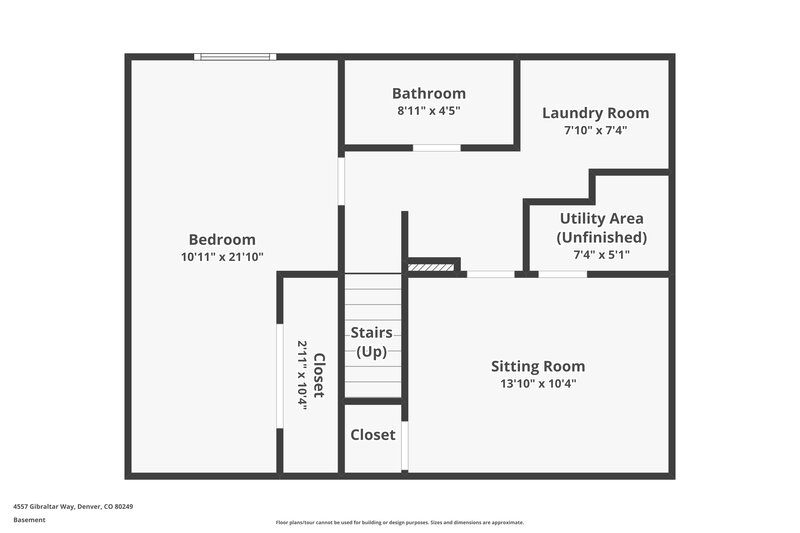 2,515/Mo, 4557 Gibraltar Way Denver, CO 80249 Floor Plan View