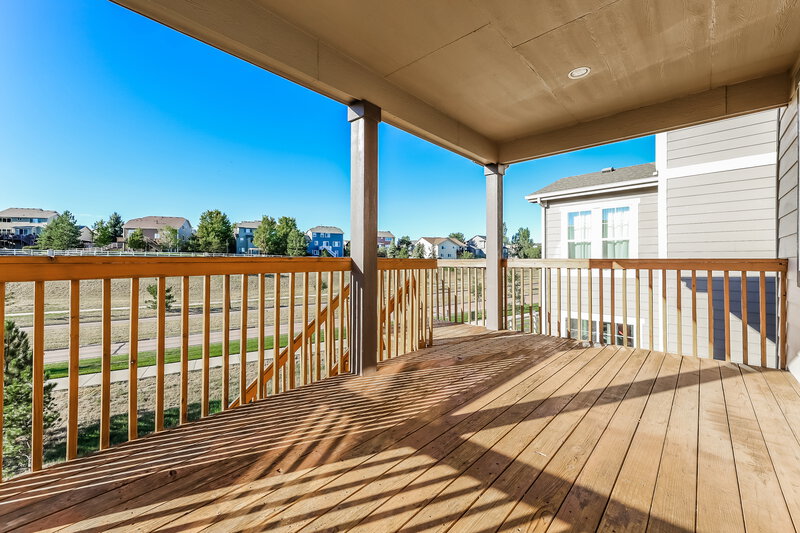 3,140/Mo, 2638 Garganey Dr Castle Rock, CO 80104 Deck View