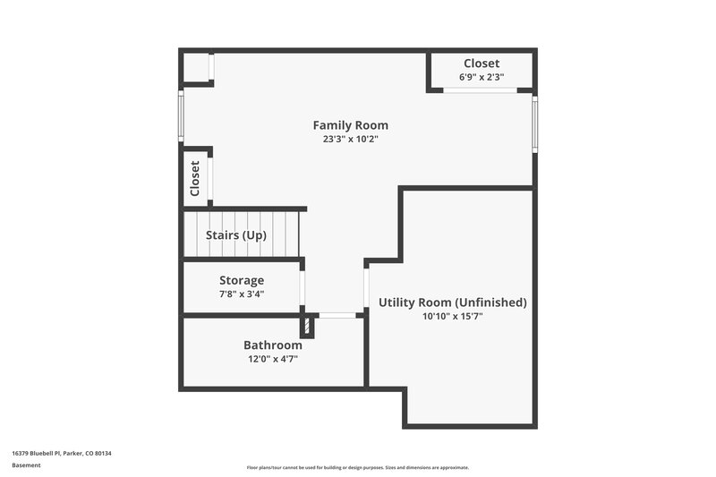 2,710/Mo, 16379 Bluebell Pl Parker, CO 80134 Floor Plan View 3