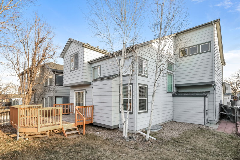 2,710/Mo, 16379 Bluebell Pl Parker, CO 80134 Rear View